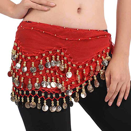 Ceinture danse du ventre à sequins pour la zumba