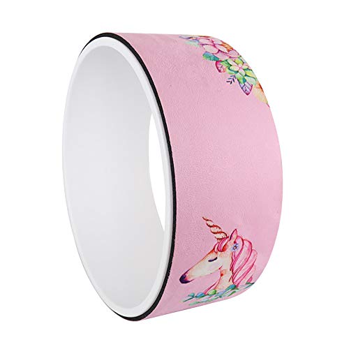 Roue de yoga motif fantaisie licorne 