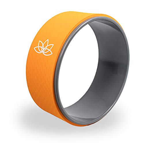 Roue de yoga orange impression lotus Phoenix fitness