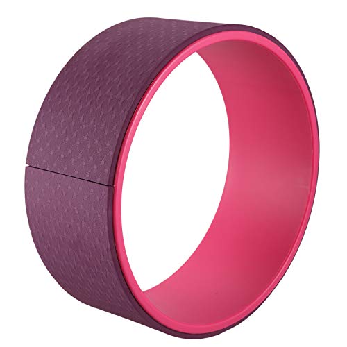 Roue de yoga rose et violette petit prix en TPE de qualité poids maximum supoporté 300 kg